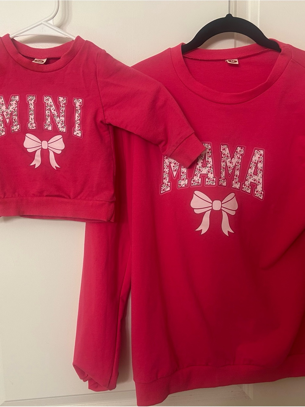 Mama & Mini Matching Pink Pajama Set - Cozy Family Sleepwear